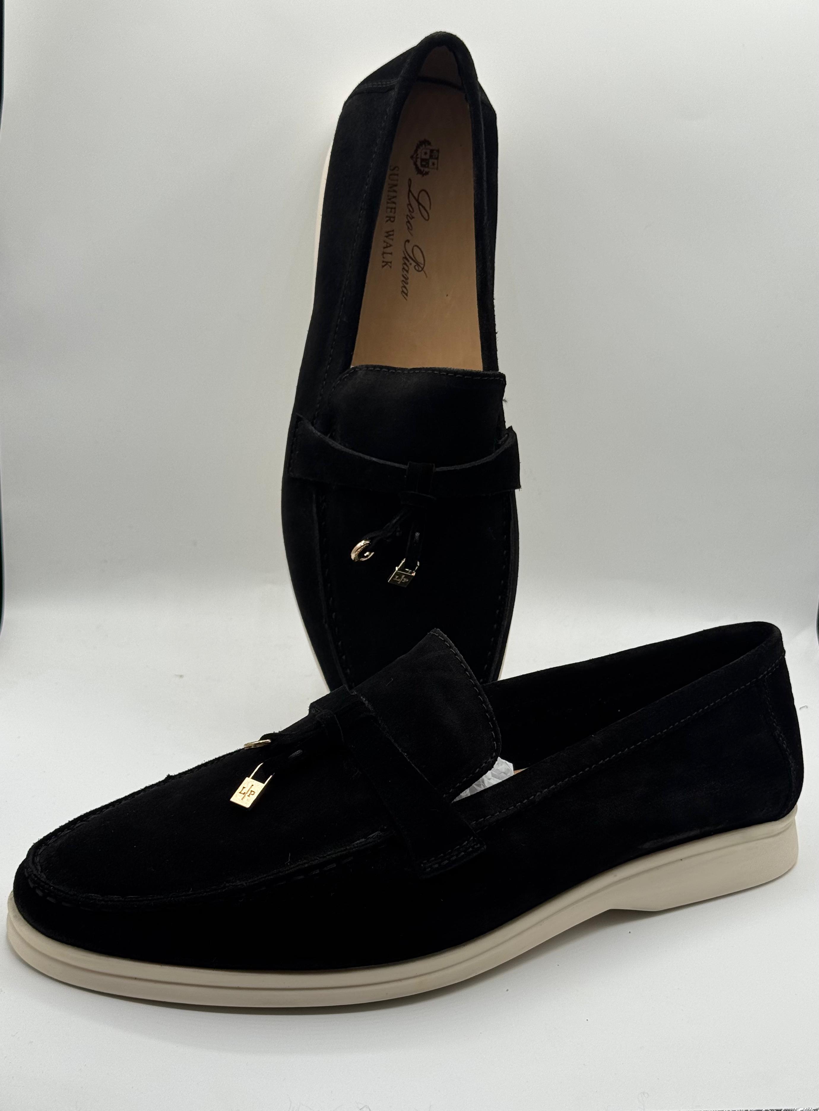 loro piana black suede loafers loro piana black suede loafers