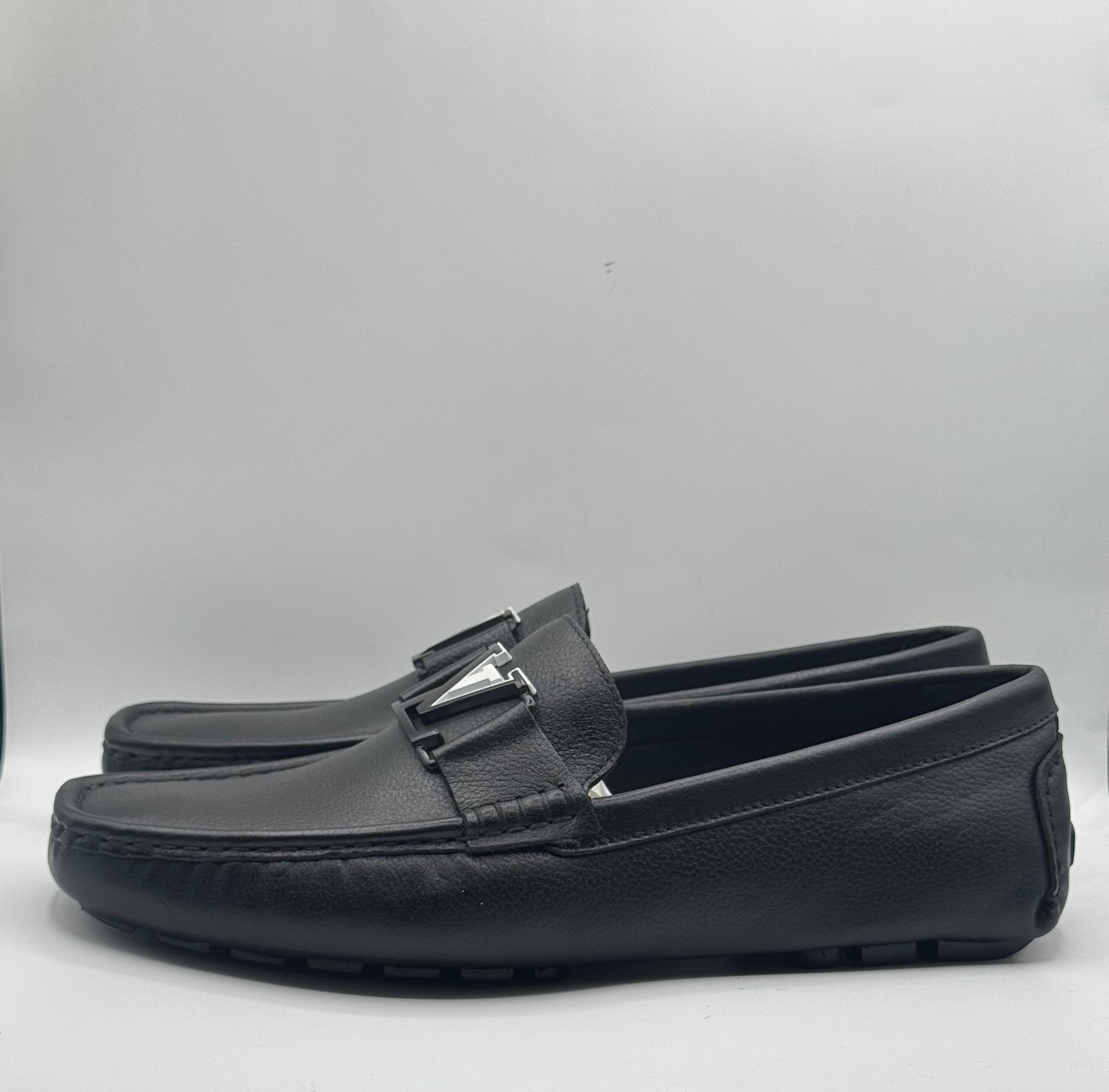 louis vuitton black leather moccasins louis vuitton black leather moccasins