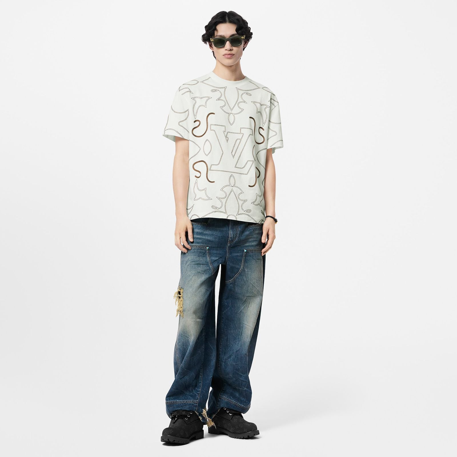 louis vuitton monogram cotton t shirt louis vuitton monogram cotton t shirt
