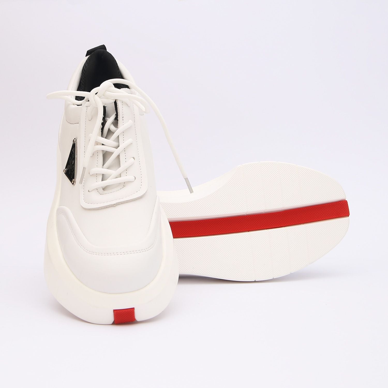 WhatsAppImage2024-07-22at15.06.41 Prada premium white Jogger Shoes - Image 4