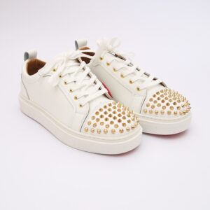 christian louboutin premium white sneakers