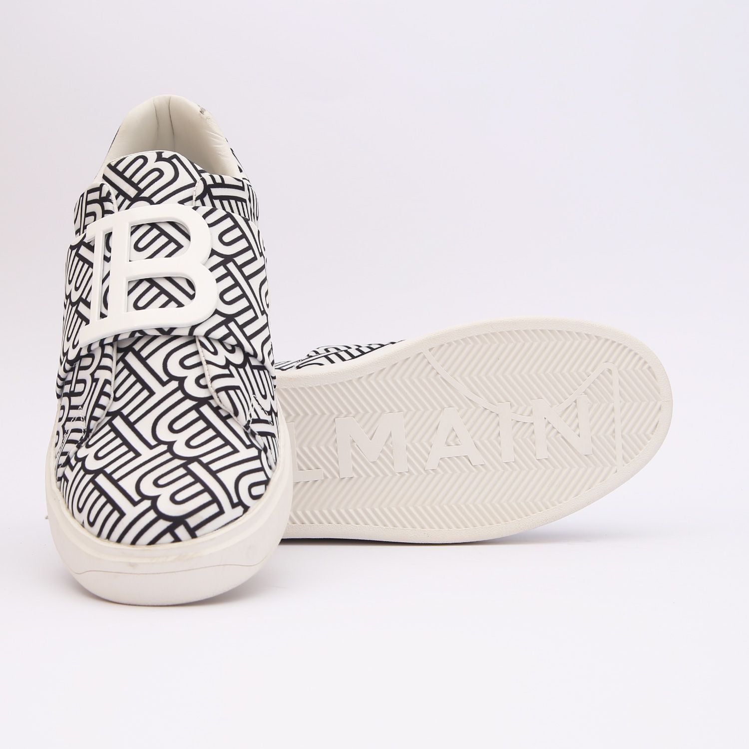 balmain premium black and white sneakers balmain premium black and white sneakers