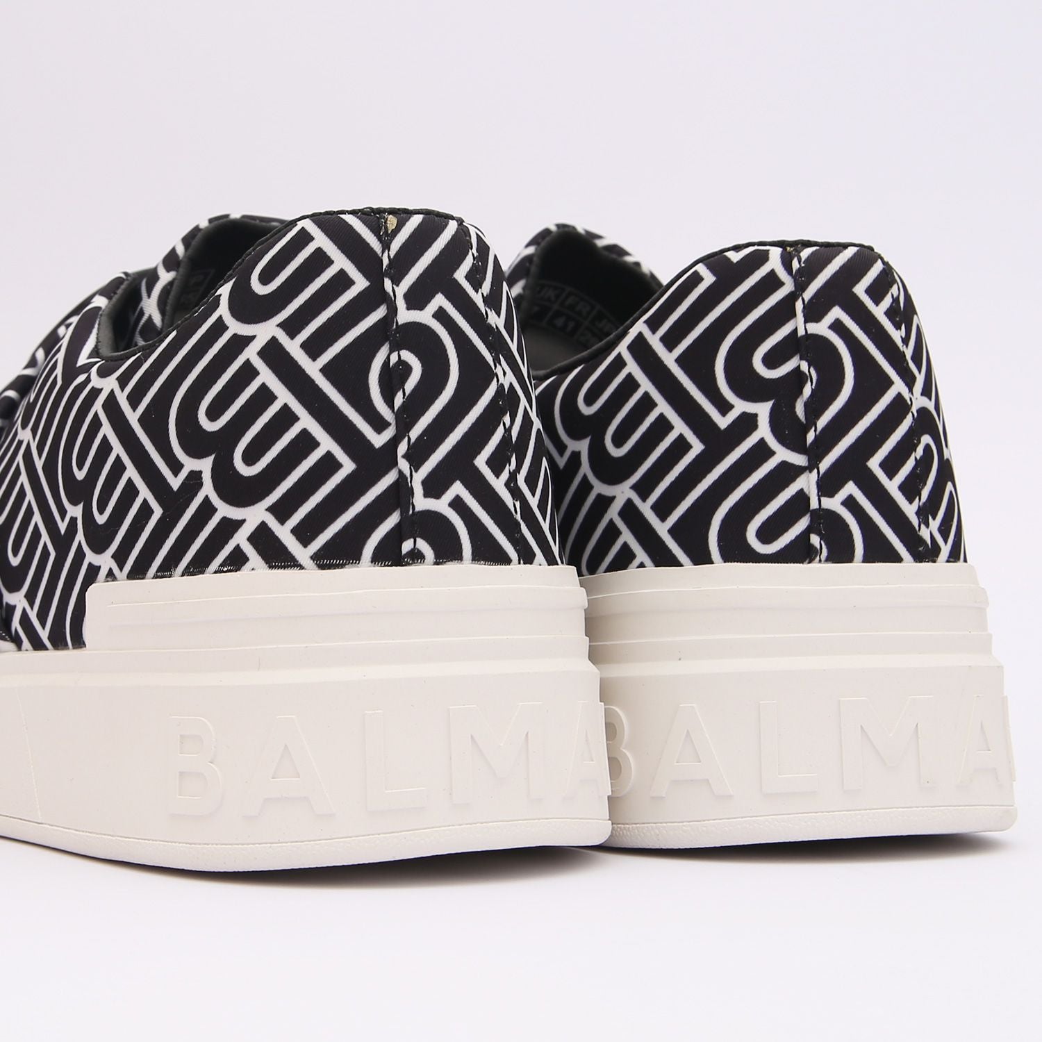 balmain premium black and white sneakers balmain premium black and white sneakers