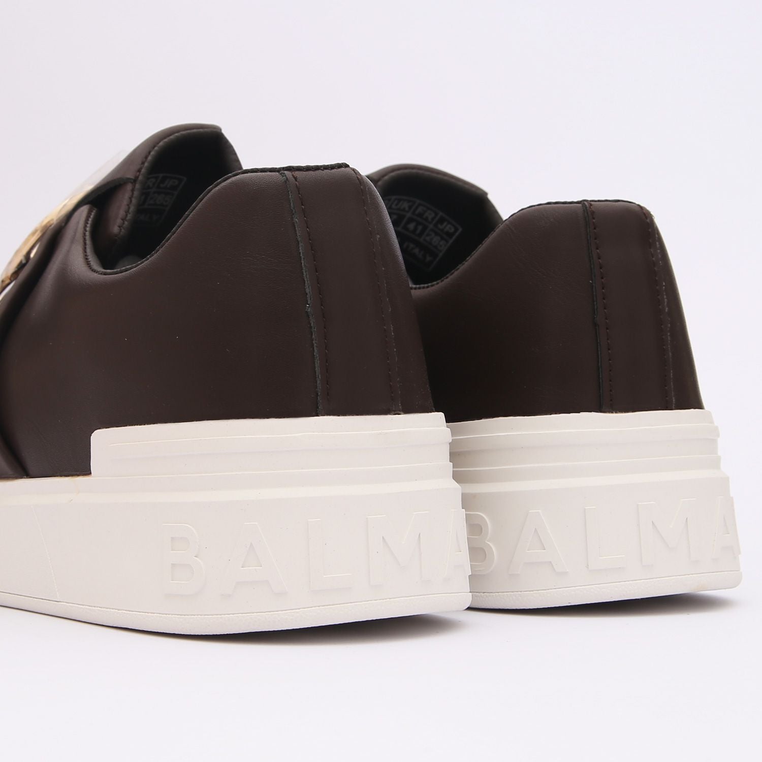 balmain premium brown sneakers balmain premium brown sneakers