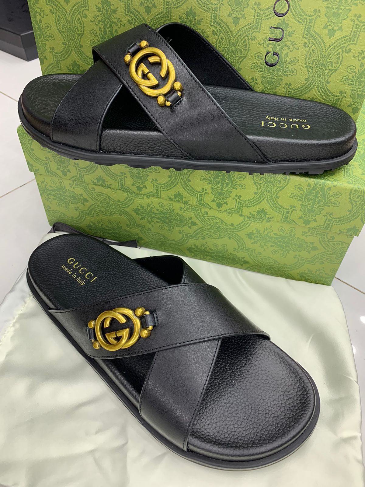 gucci premium black sandals gucci premium black sandals