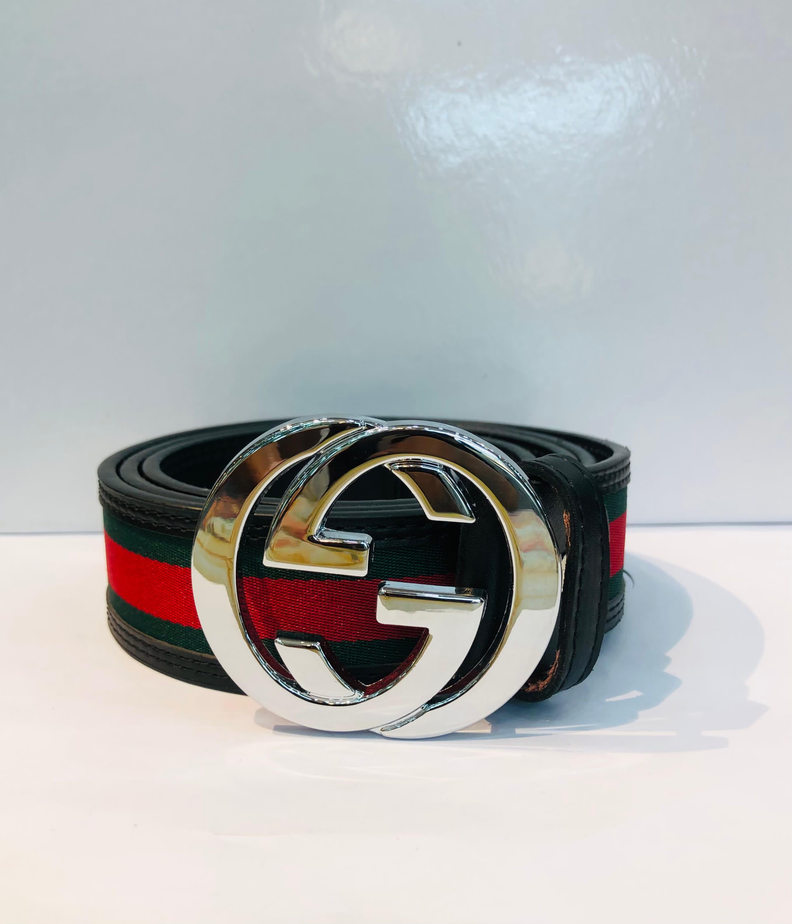 gucci genuine buffalo leather sliver signature belt gucci genuine buffalo leather sliver signature belt