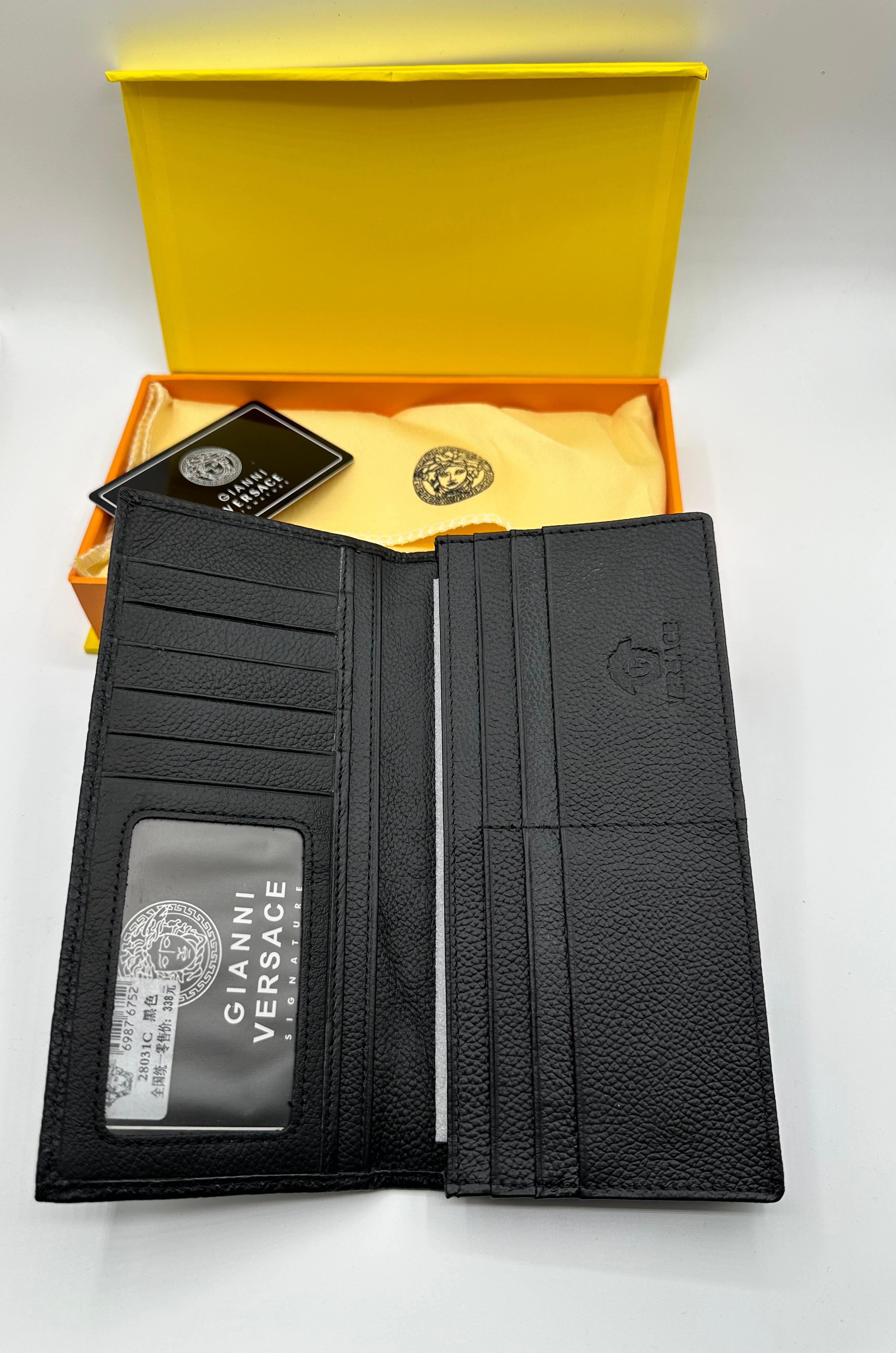 WhatsAppImage2024-08-03at16.21.07 Versace Premium Black Long Wallet - Image 4