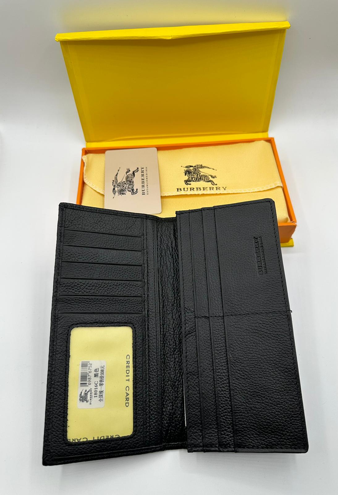 burberry premium black long wallet burberry premium black long wallet