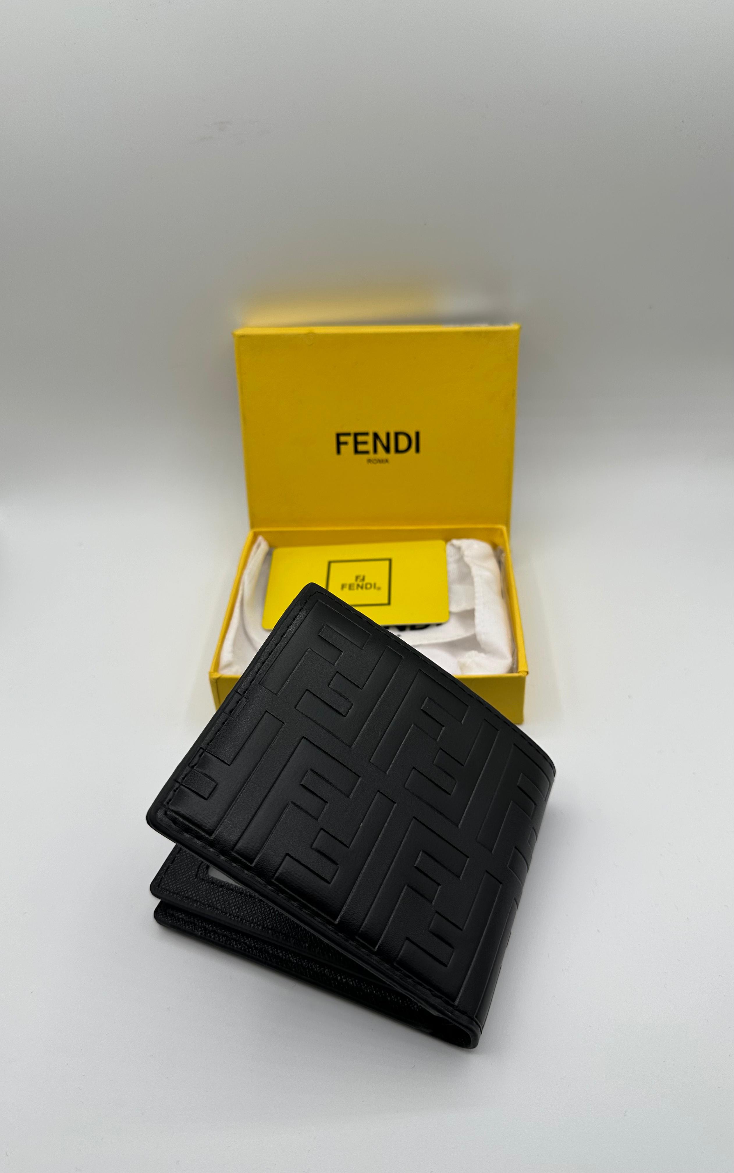 fendi premium black wallet fendi premium black wallet