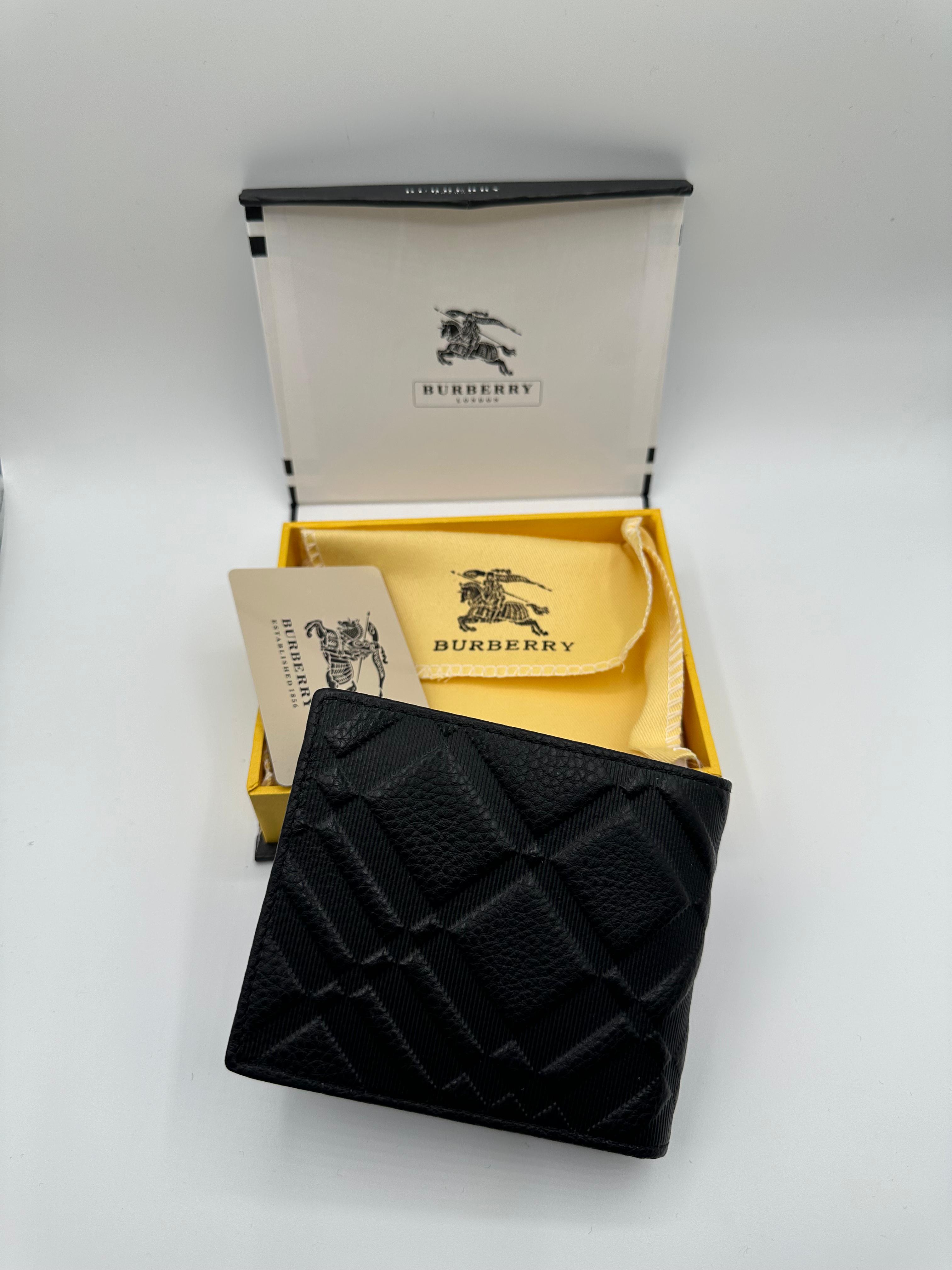 burberry premium black wallet burberry premium black wallet