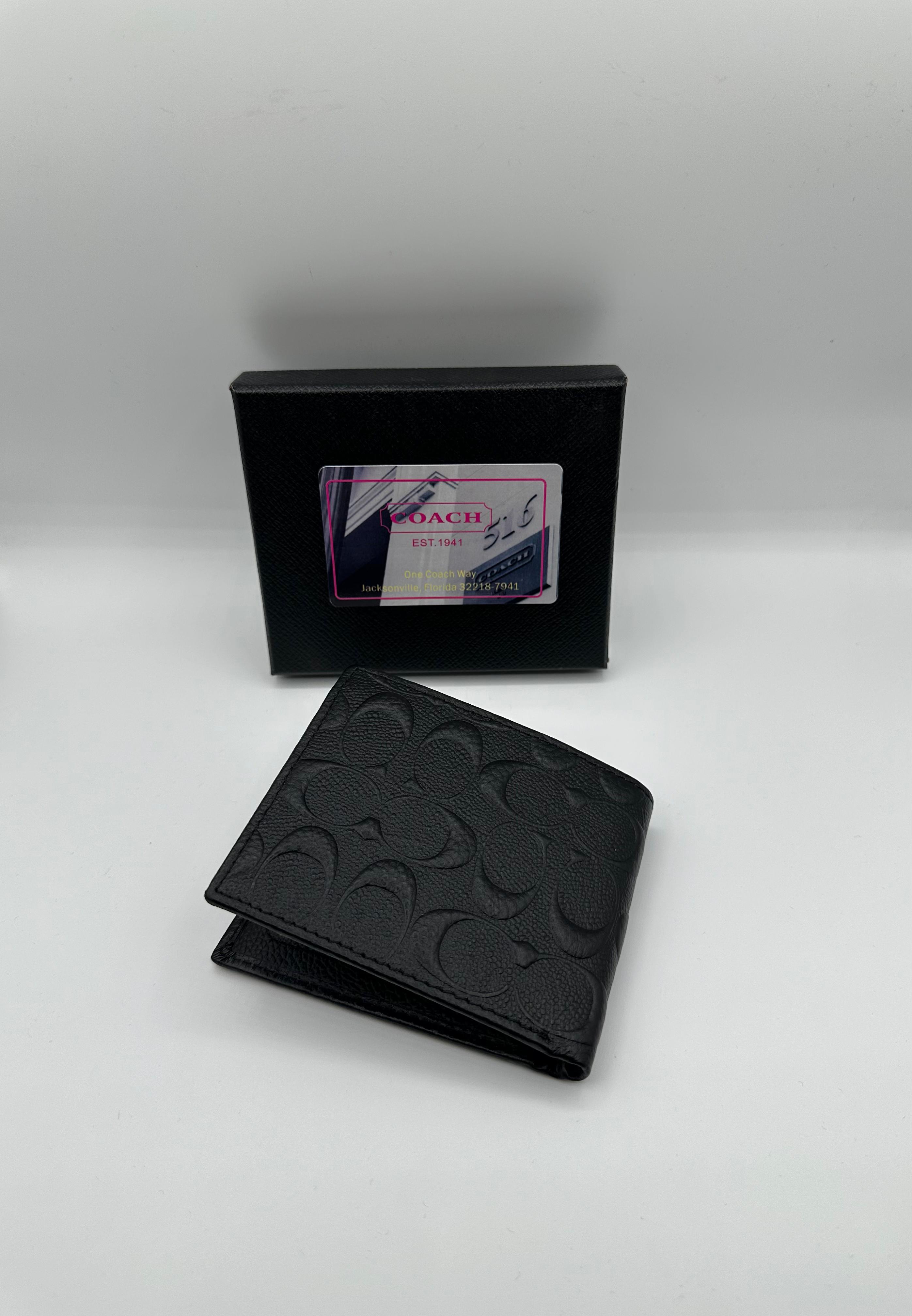 coach premium black wallet coach premium black wallet