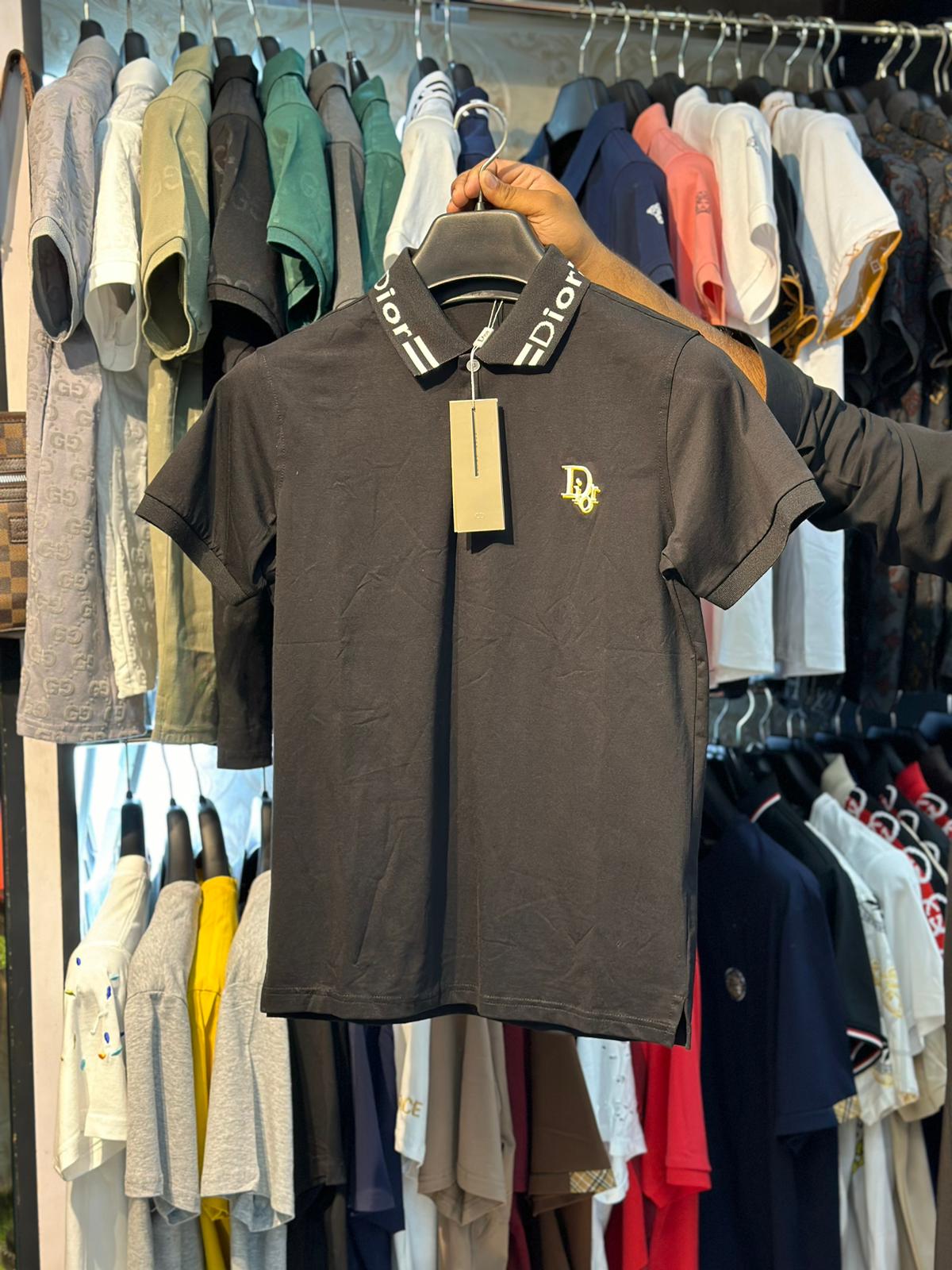 dior men polo shirt with logo dior men polo shirt with logo