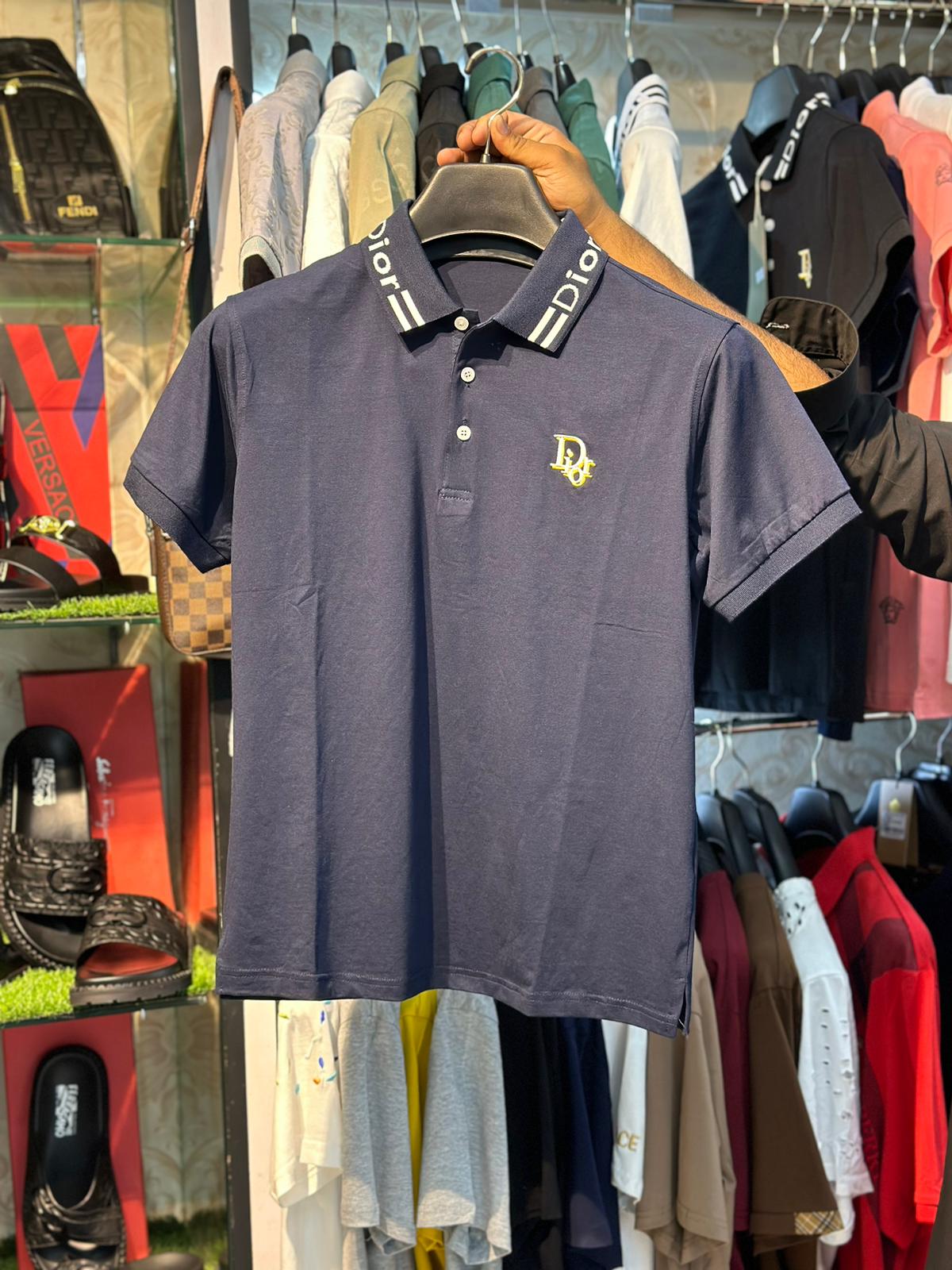 dior men polo shirt with logo dior men polo shirt with logo