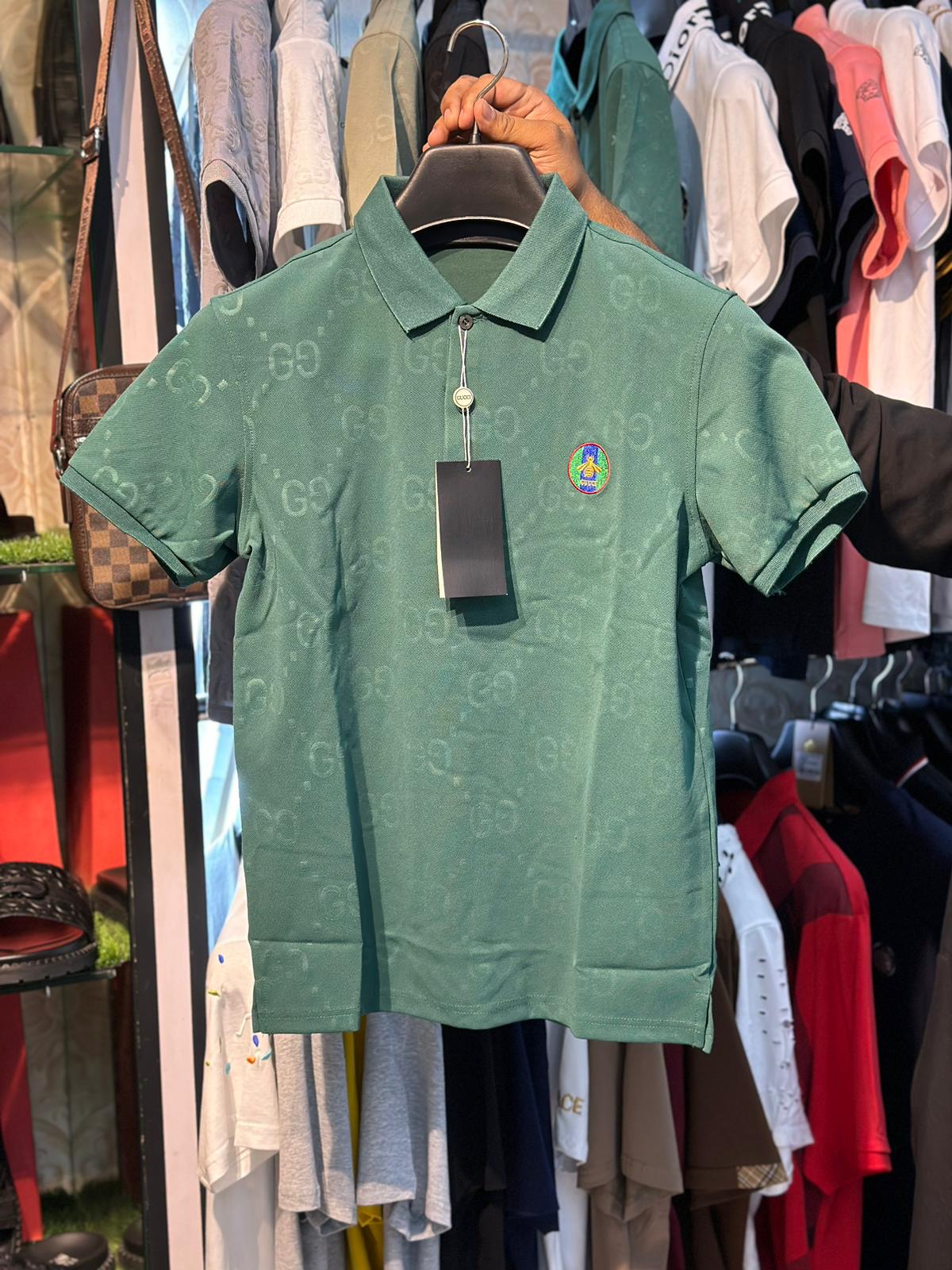 gucci all over printed men polo shirt with logo gucci all over printed men polo shirt with logo