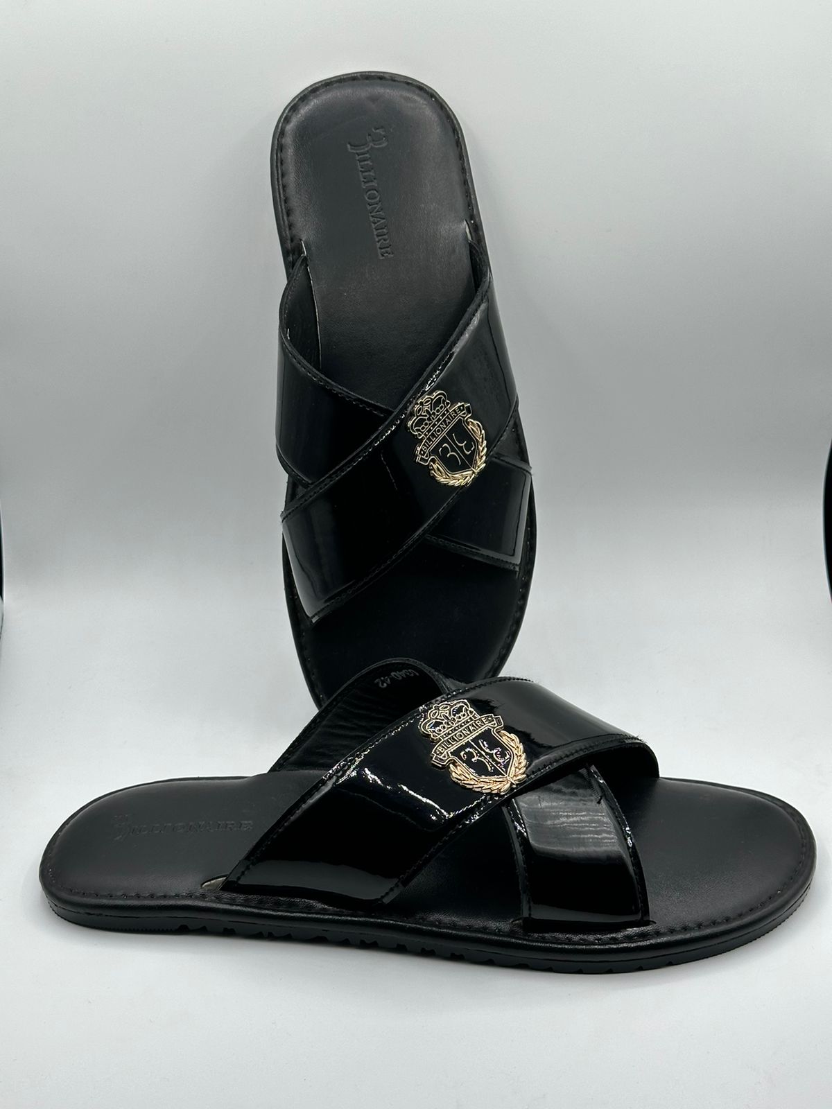 billionaire premium slipper with logo billionaire premium slipper with logo