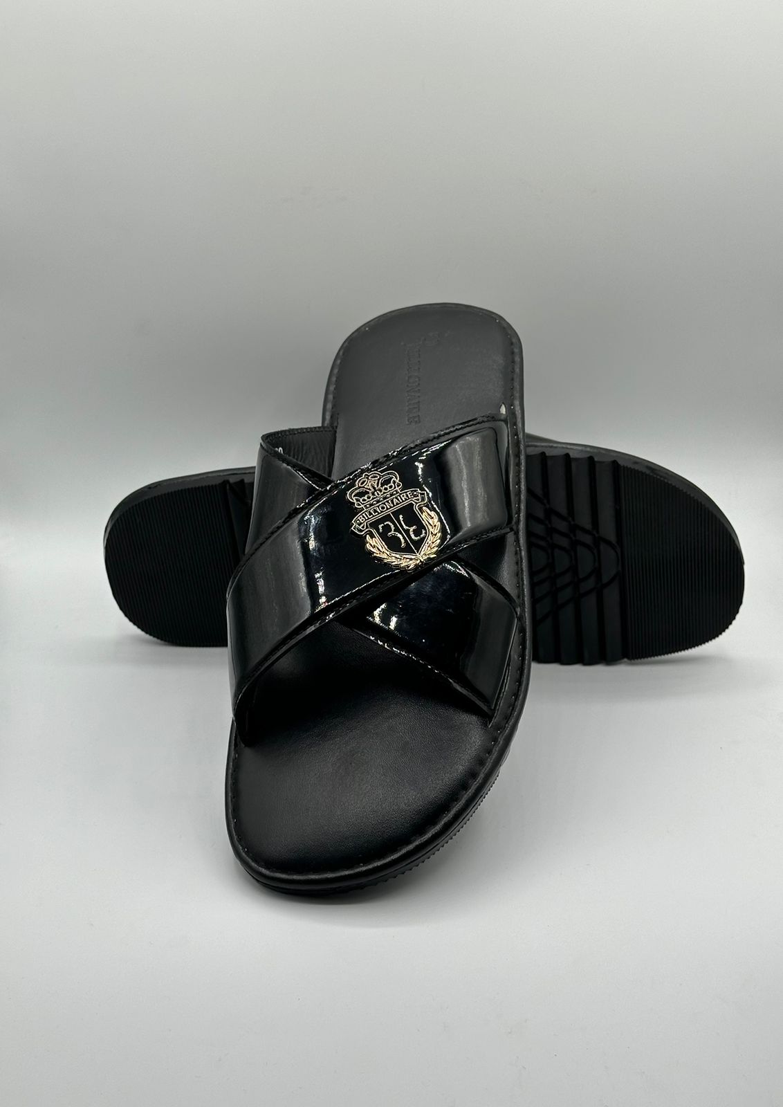 billionaire premium slipper with logo billionaire premium slipper with logo