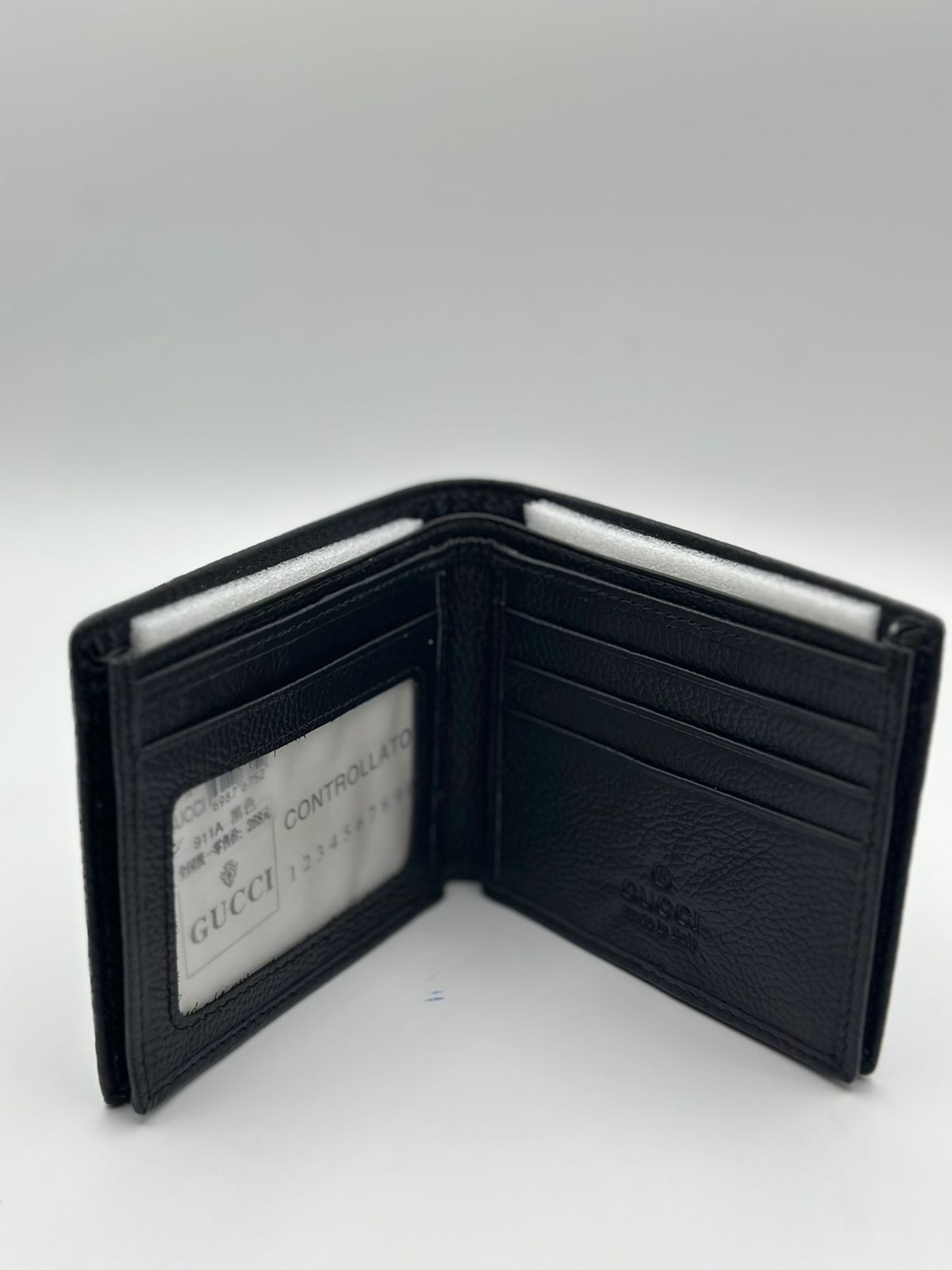 gucci premium quality black leather wallet gucci premium quality black leather wallet