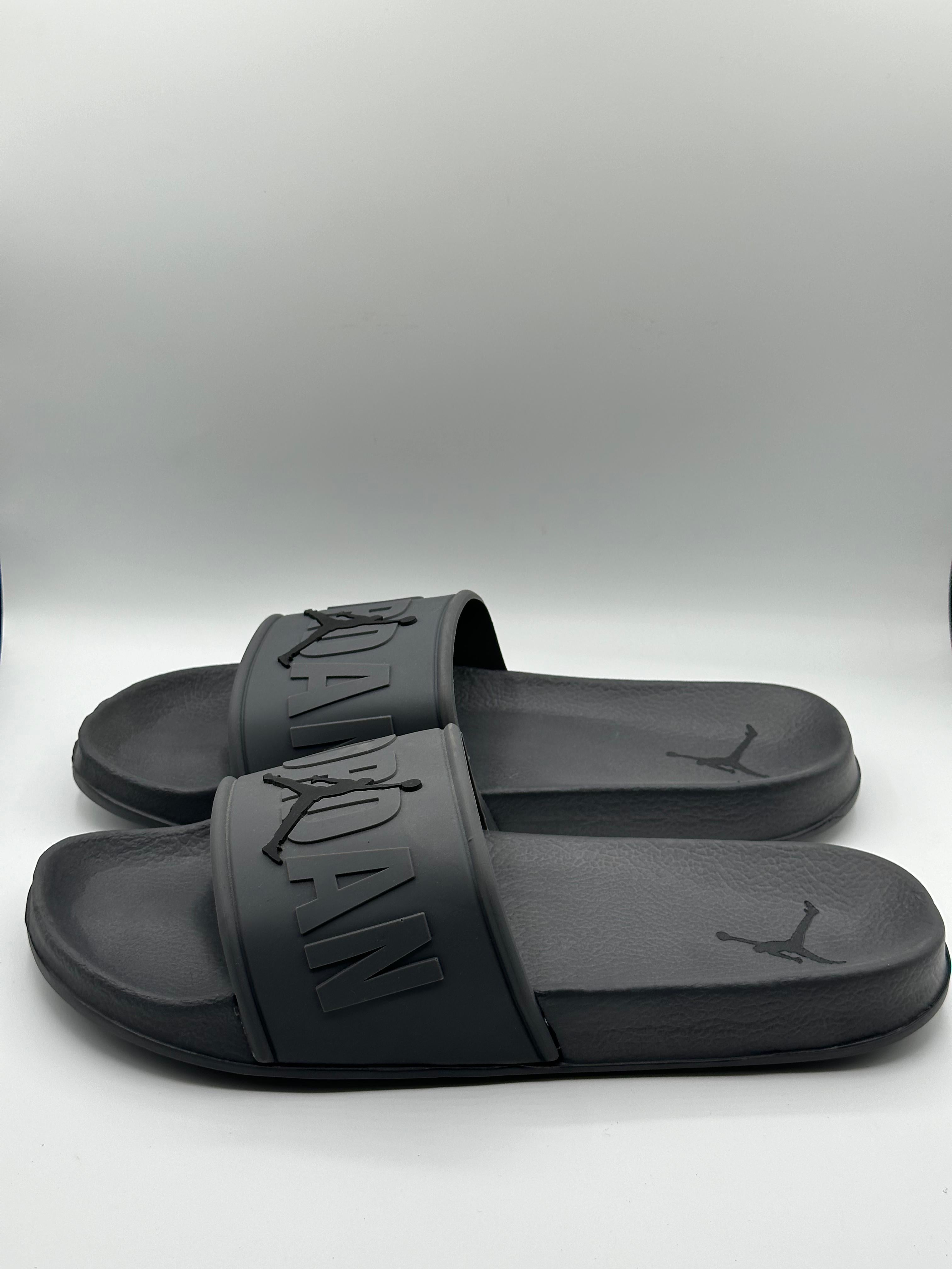 jordan premium printed gray full slipper jordan premium printed gray full slipper