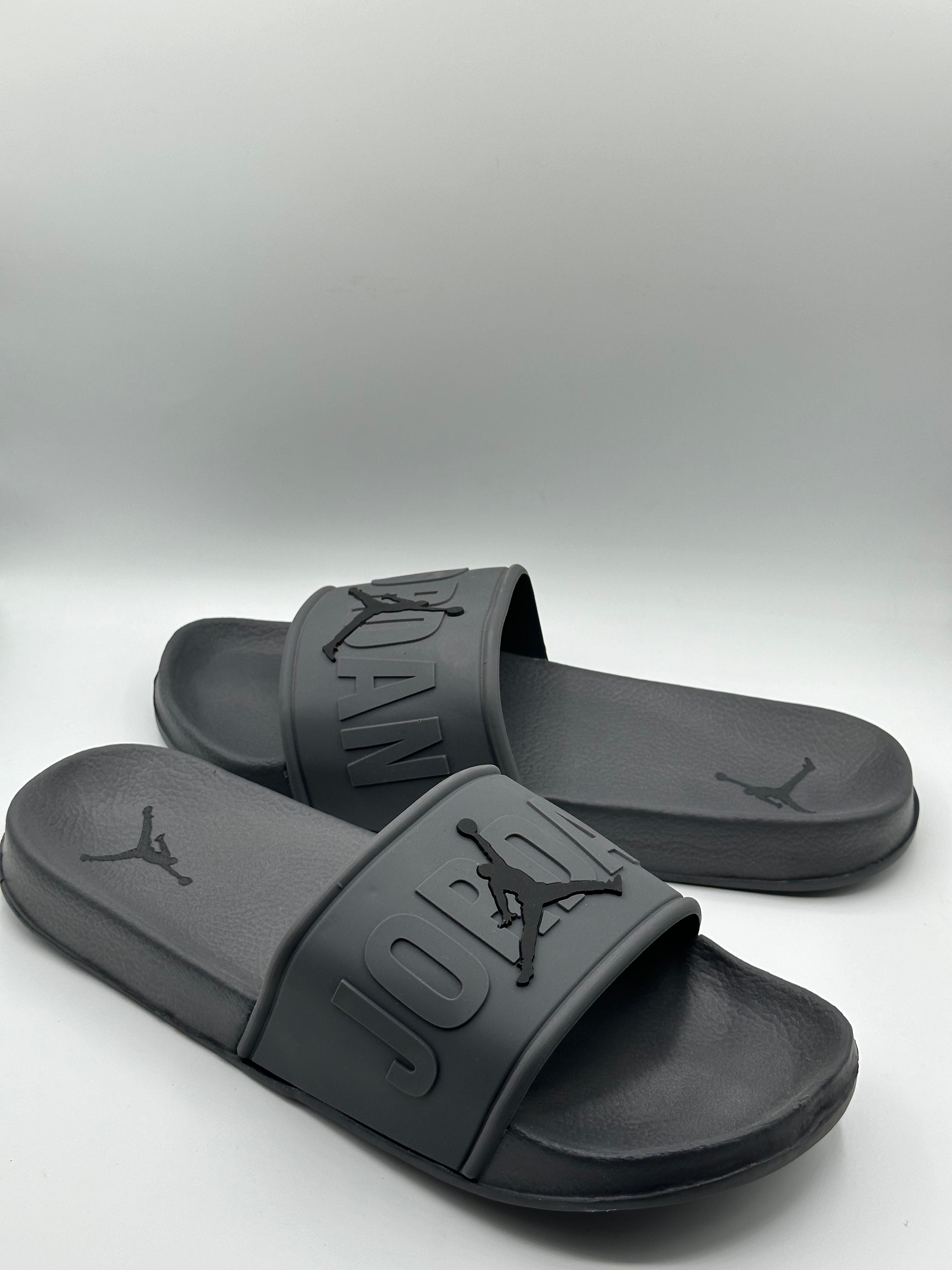 jordan premium printed gray full slipper jordan premium printed gray full slipper