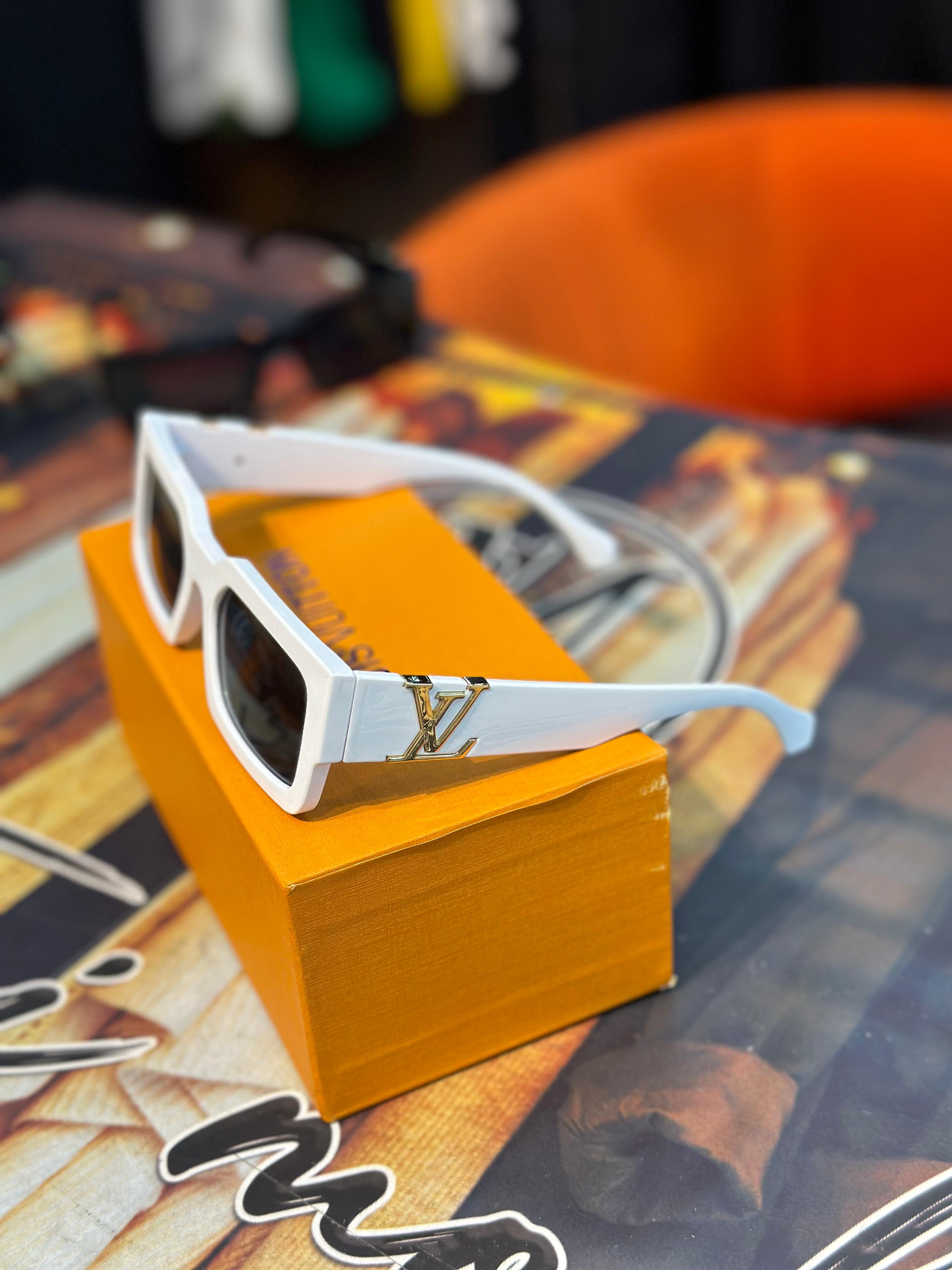 WhatsAppImage2024-11-01at23.15.00 LV Premium Quality Square White Sunglasses - Image 2