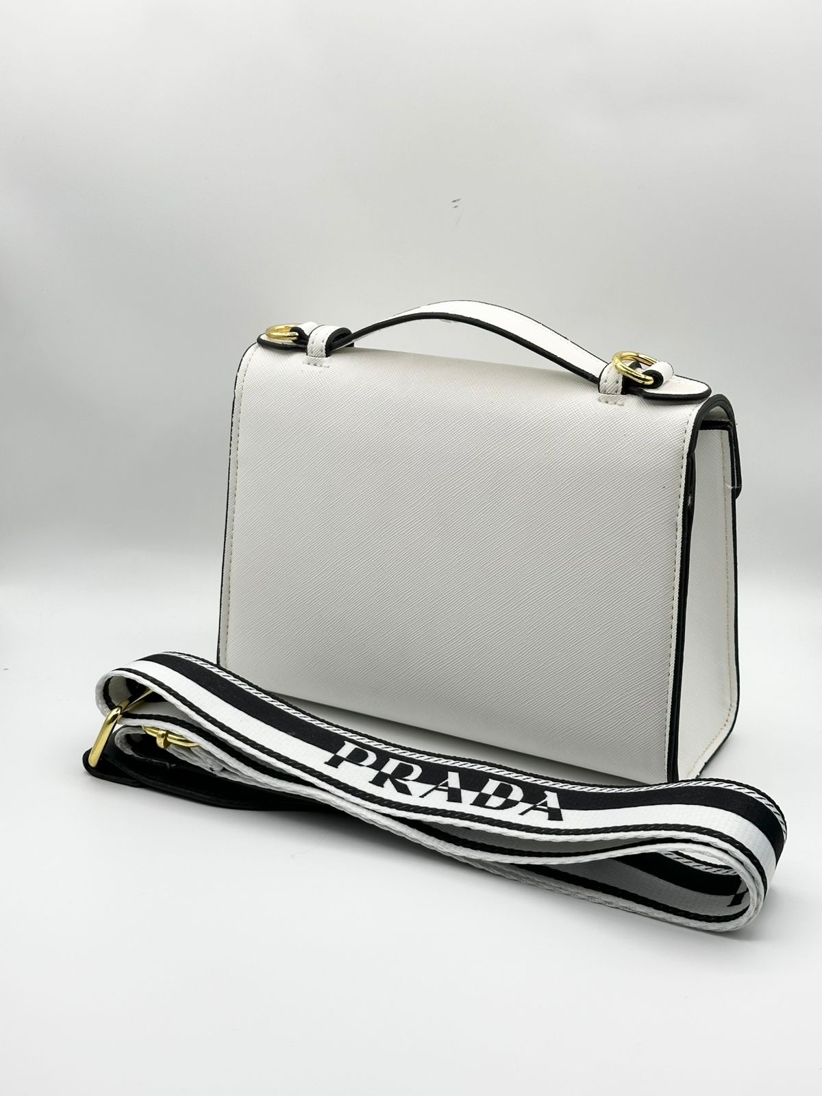 WhatsAppImage2024-12-27at16.42.10 Prada Premium Quality White Side Bag - Image 2