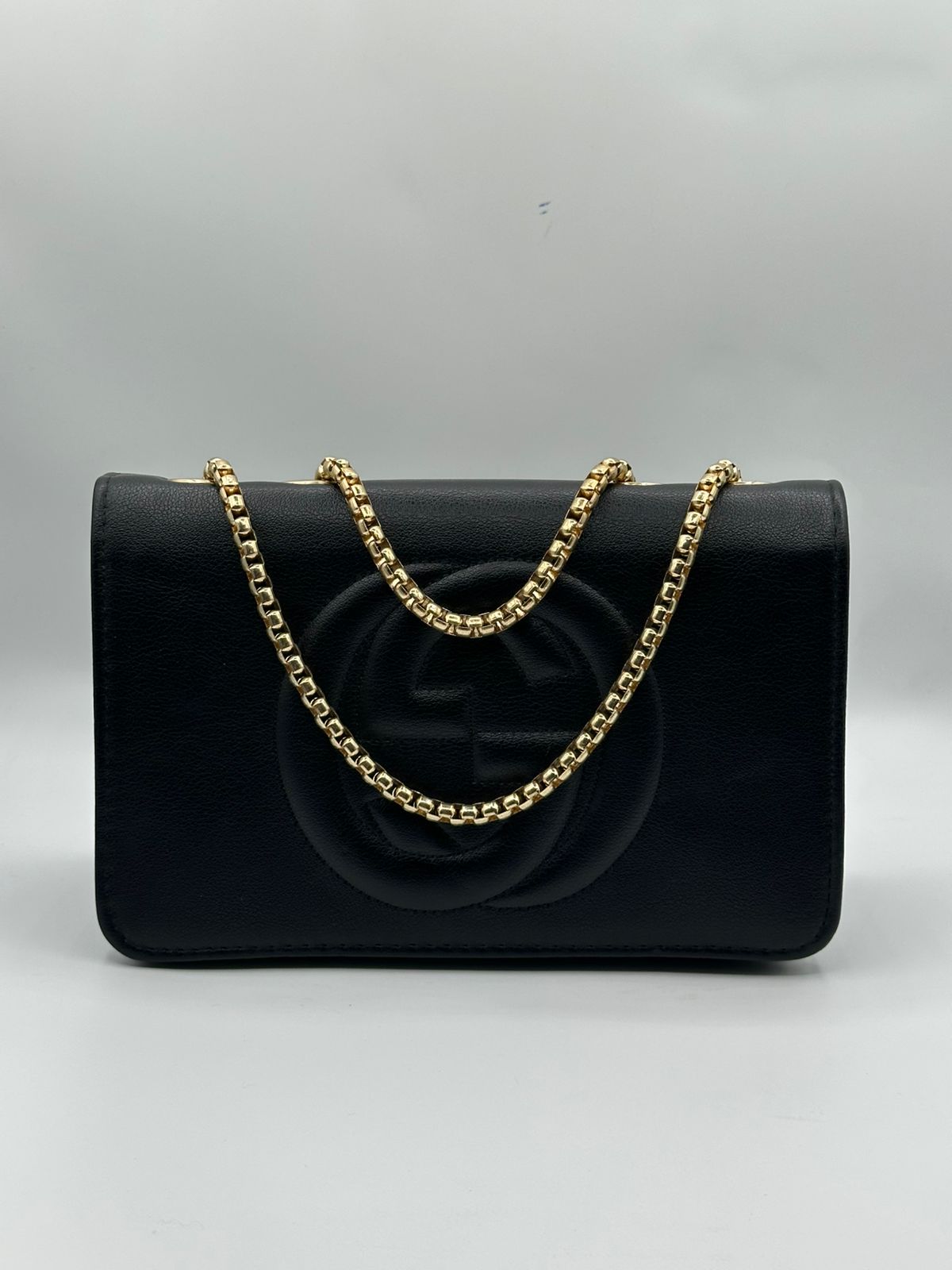 gucci premium quality black printed side bag gucci premium quality black printed side bag