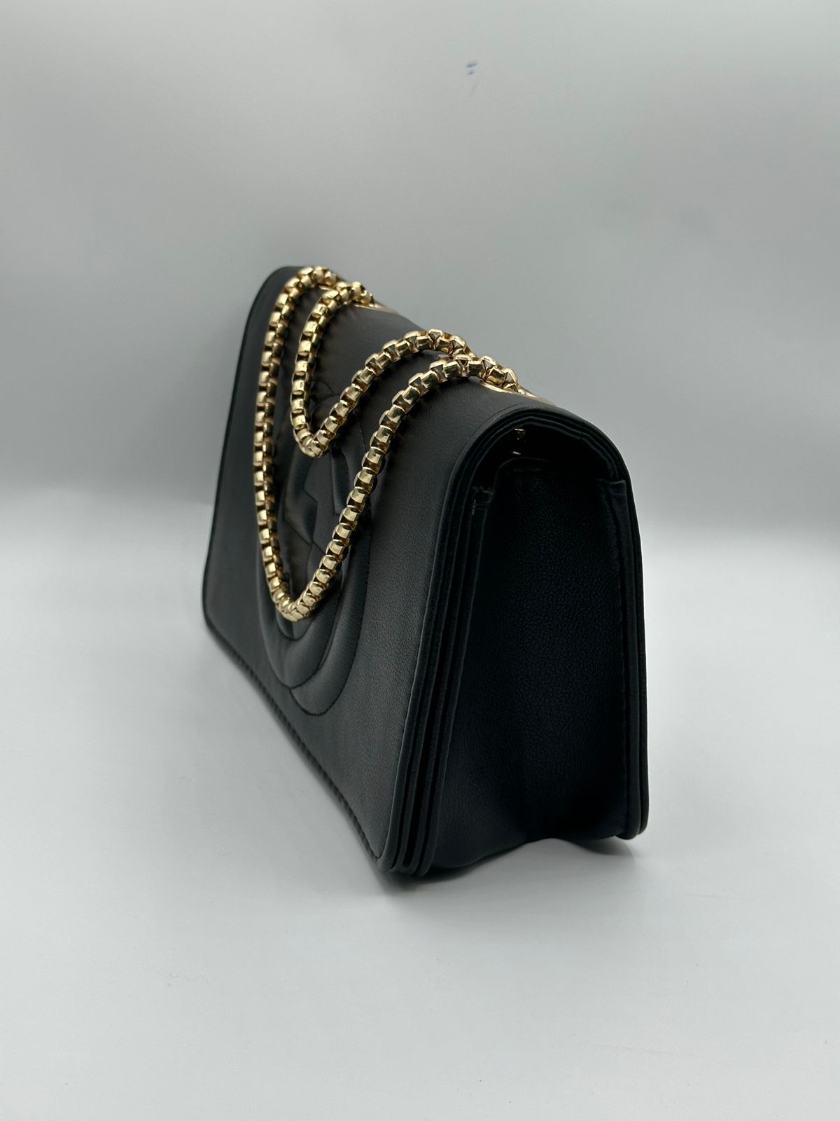 gucci premium quality black printed side bag gucci premium quality black printed side bag