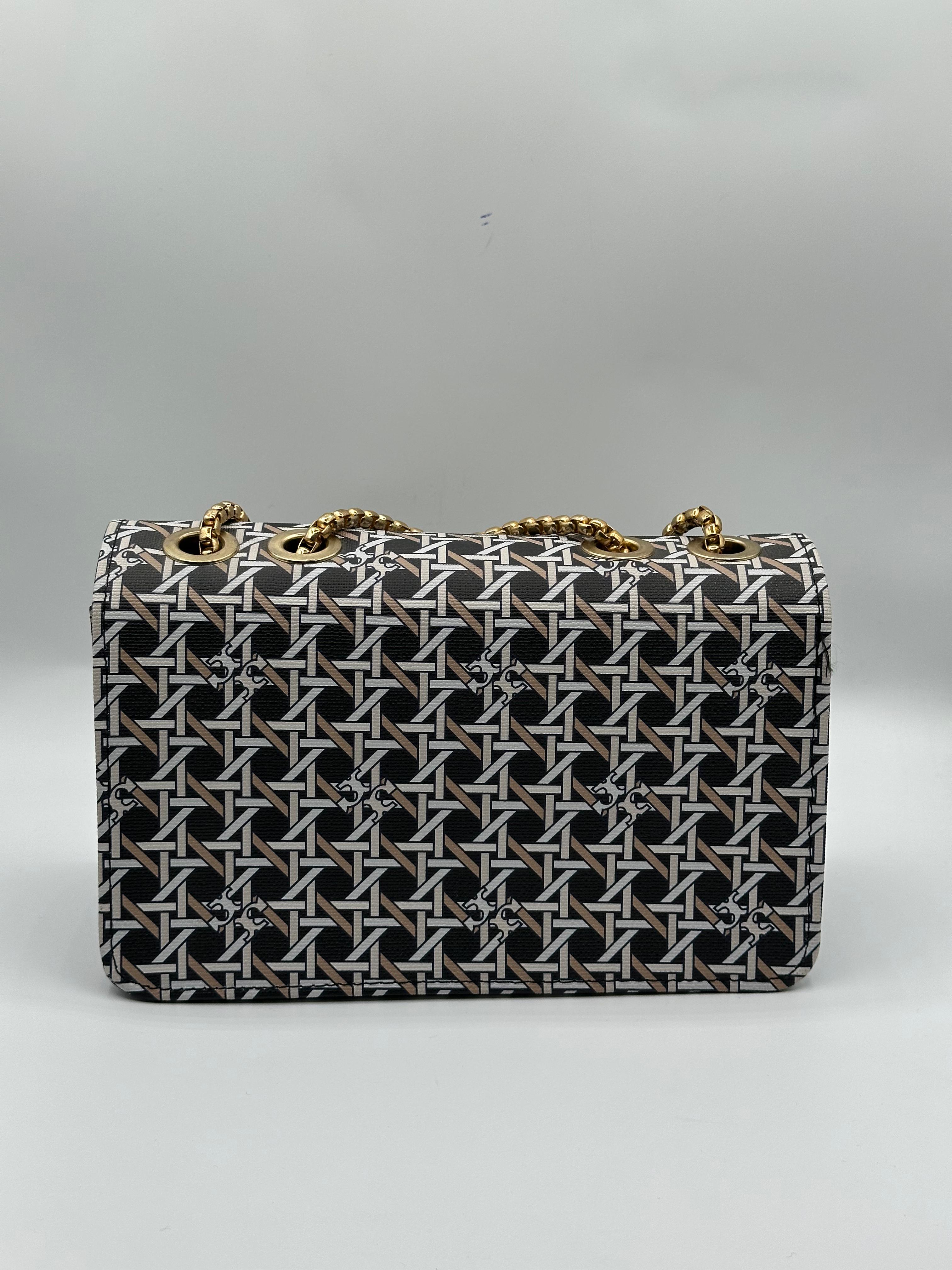 WhatsAppImage2024-12-27at16.50.39_1 Tory Burch Premium Quality All-Over Printed Ladies Side Bag with Buckle - Image 2