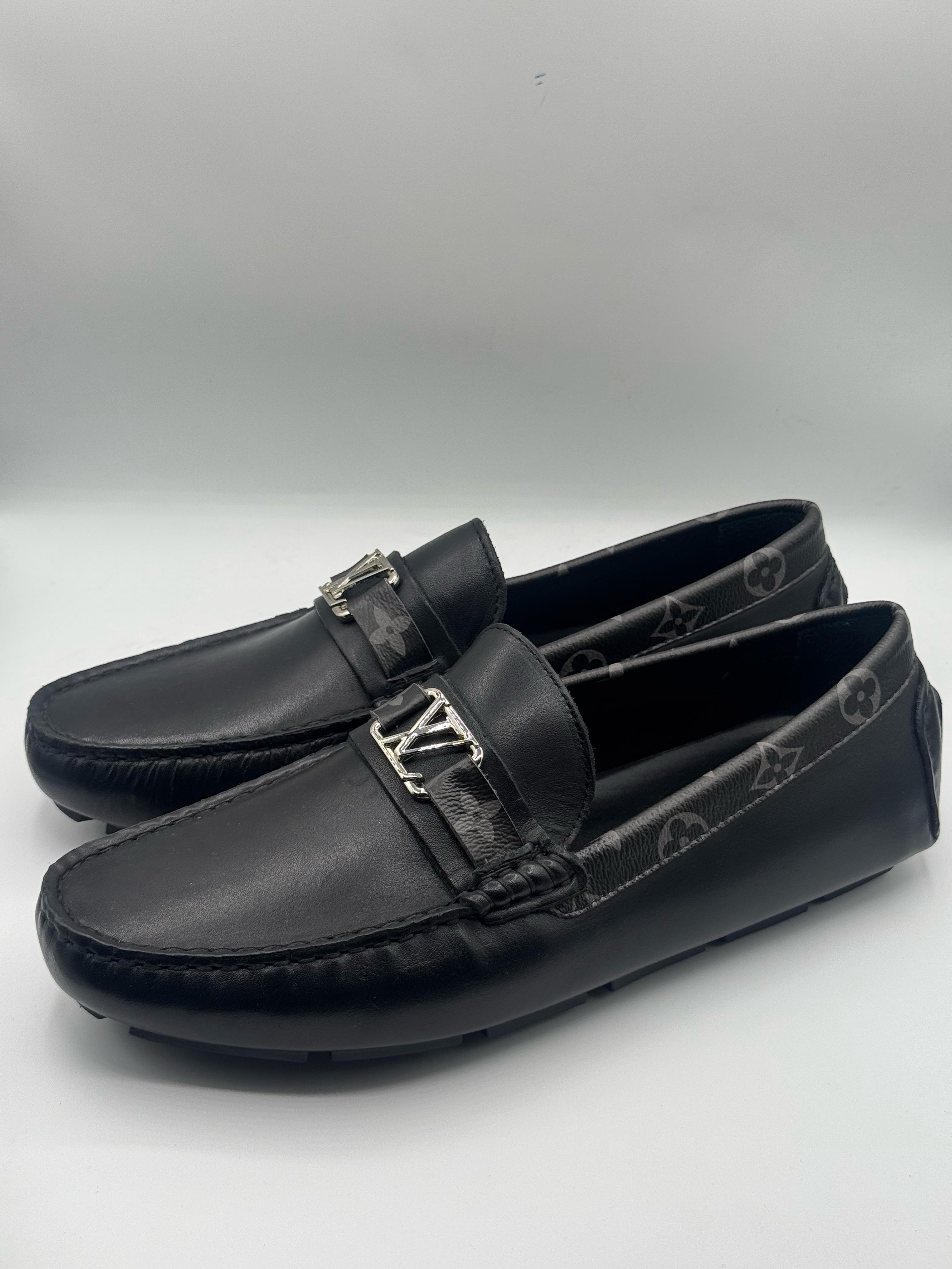 louis vuitton premium quality black loafer with buckle louis vuitton premium quality black loafer with buckle