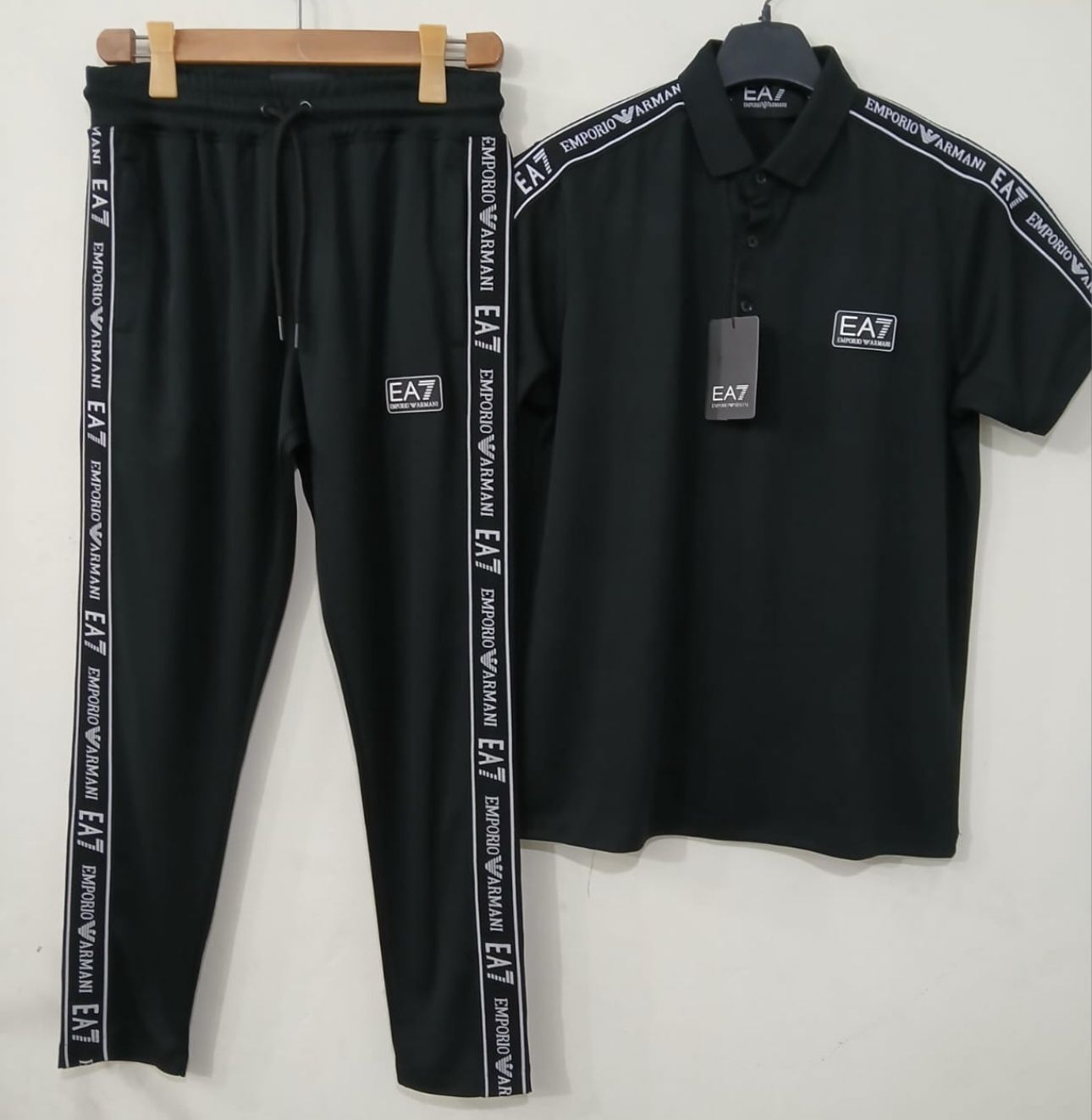emporio armani premium quality soft cotton printed side panel tracksuit emporio armani premium quality soft cotton printed side panel tracksuit