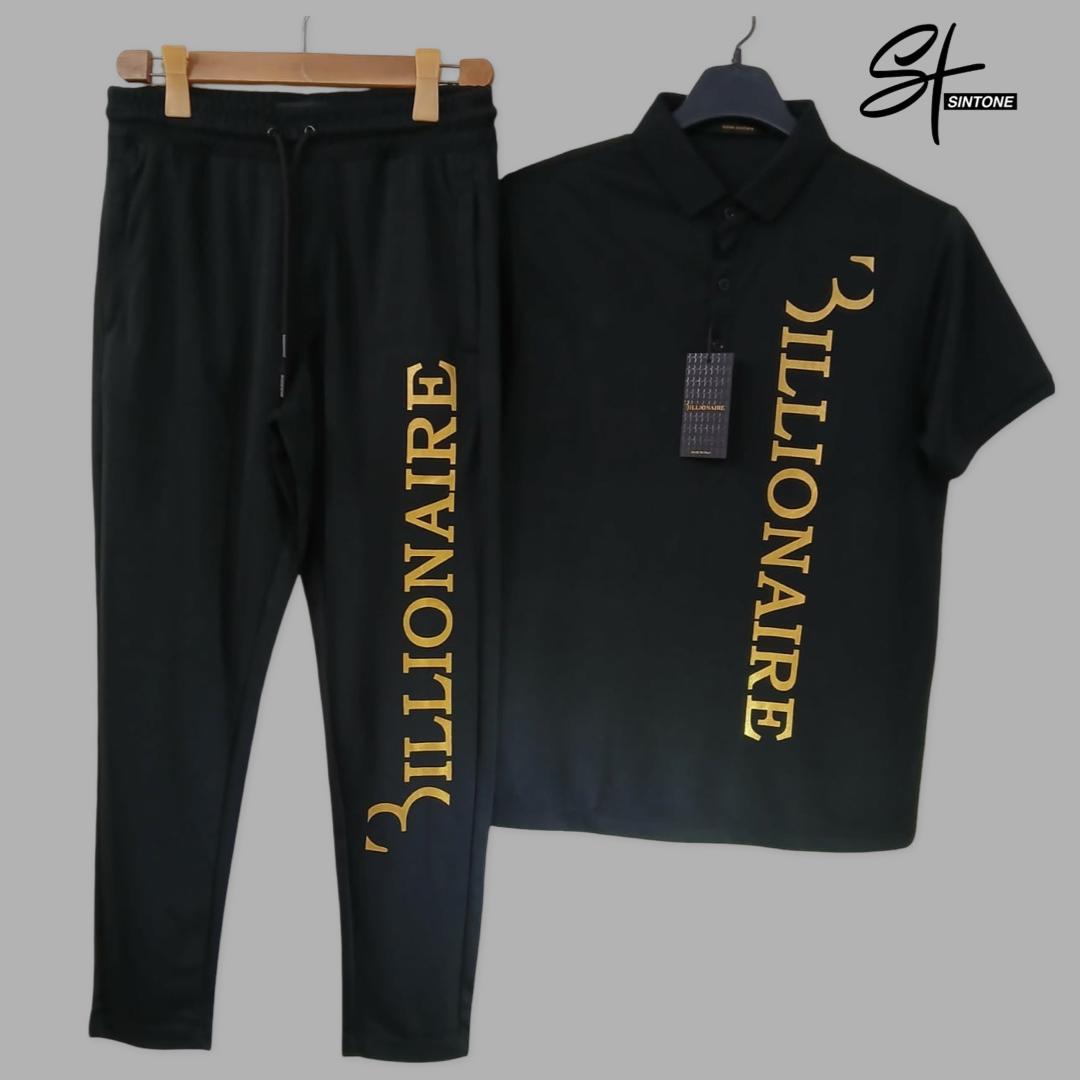 billionaire premium quality soft cotton printed summer tracksuit billionaire premium quality soft cotton printed summer tracksuit