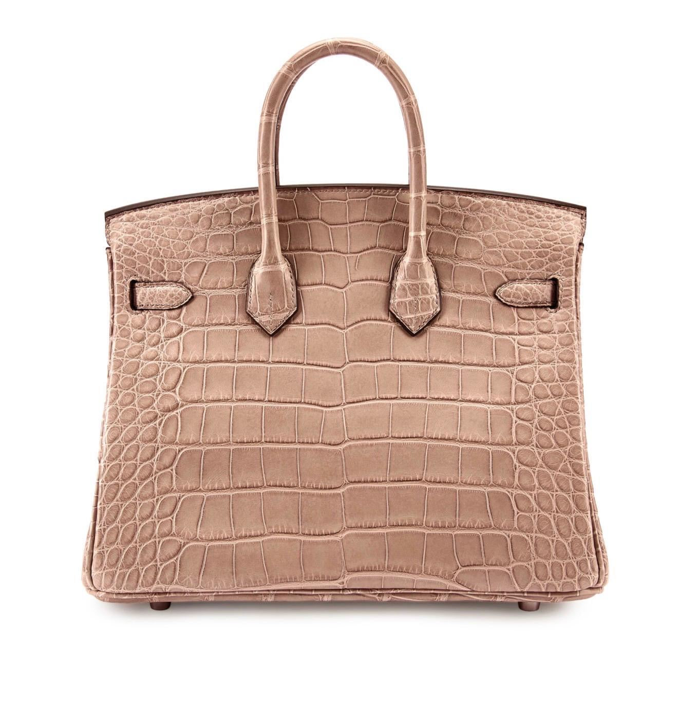 ddc2d5d9-3aea-40ca-910f-ecc728a41b35 Rare Rose Tea Hermès Birkin Exotic Leather Collector’s Item - Image 3