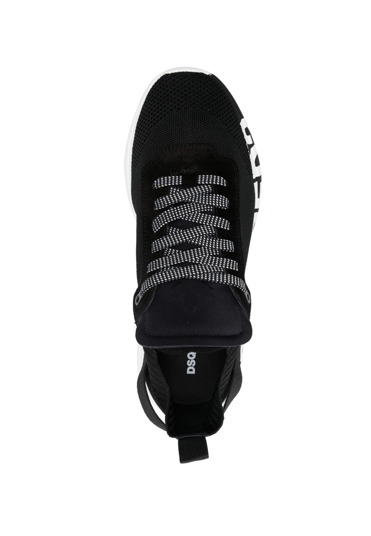dsquared2 without sock black knit sneakers dsquared2 without sock black knit sneakers