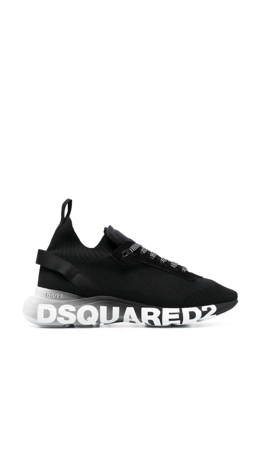 dsquared2 without sock black knit sneakers dsquared2 without sock black knit sneakers